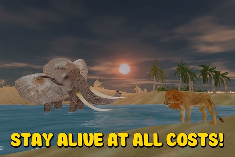 Wild African Elephant Survival Simulator 3D Full screenshot 4