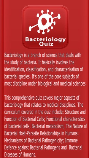 Bacteria & Bacteriology Quiz