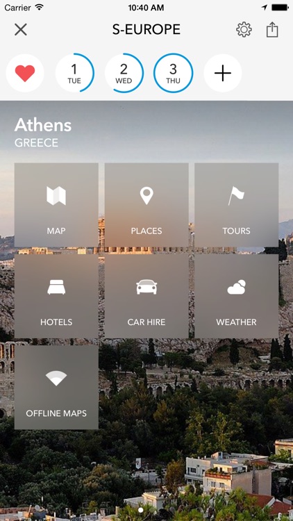 Greece and Cyprus Trip Planner, Travel Guide & Offline City Map