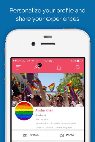 MyPinkPal - Gay & Lesbian Chat screenshot 3