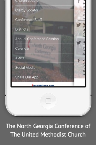 North Georgia Conference of the UMC screenshot 2