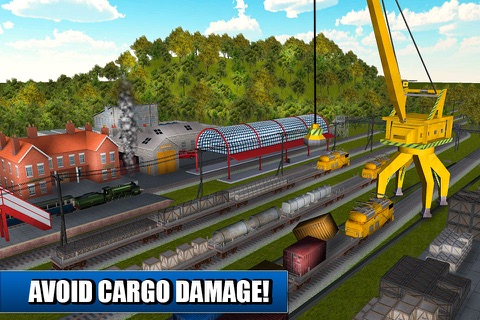 Cargo Crane Simulator 3D: Train Station screenshot 4