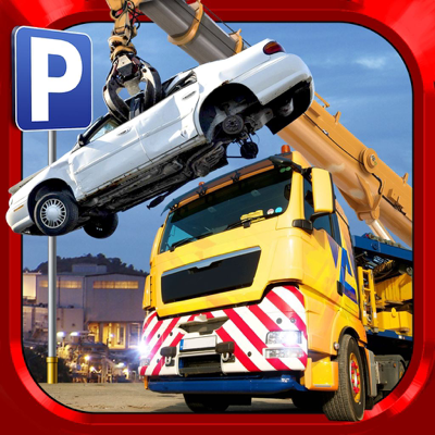 Junk Yard Trucker Parking Simulator Vogn Racing Spillede Gratis