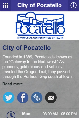 City of Pocatello screenshot 2
