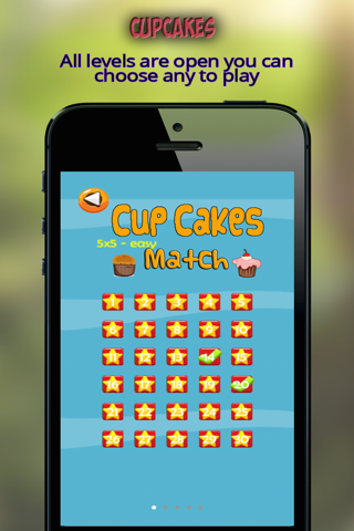 Cup Cakes - Free Match Maker Puzzle Catch Game screenshot 3