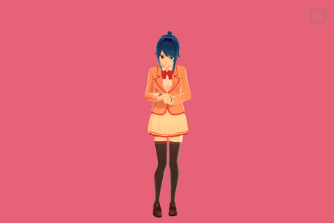 Anime Girl Pose 3D screenshot 2