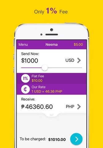 Neema - Global money transfer screenshot 4