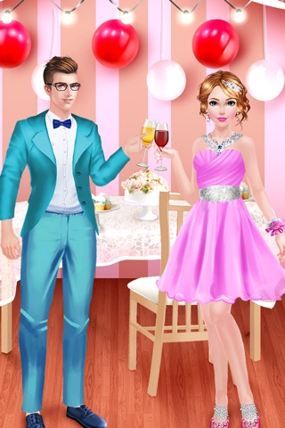 Prom Date Salon - High School Party Night: Spa Makeup Dressup & Makover Game for Girls screenshot 2