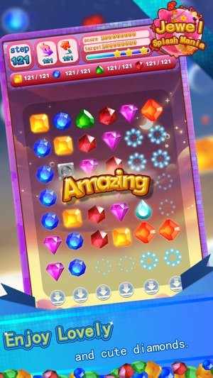 Jewel Splash Mania - Amazing Gem Matching Game(圖4)-速報App