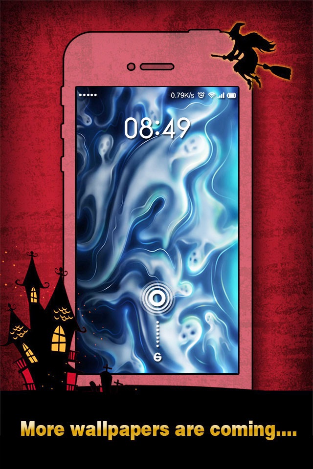 Halloween Wallpapers & Backgrounds HD - Home Screen Maker with Pumpkin, Scary, Ghost Images screenshot 4