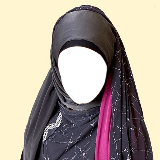 Hijab Women Fashion Suit Icon