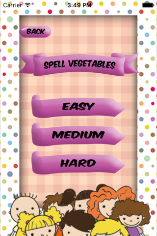 Spell Checker Puzzle Game - Vegetable Theme screenshot 3