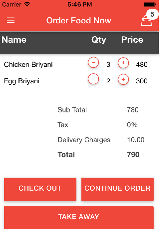 Order food now