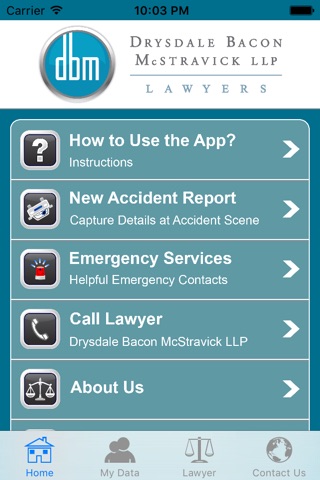 DBM Law Personal Injury App screenshot 2