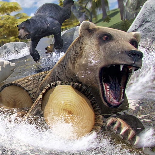 Wild Bear Simulator . The Bears Survival Racing Game 3D icon