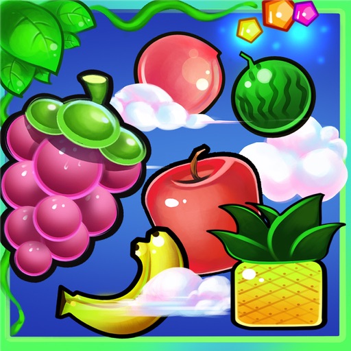 Happy Fruit Match Three iOS App