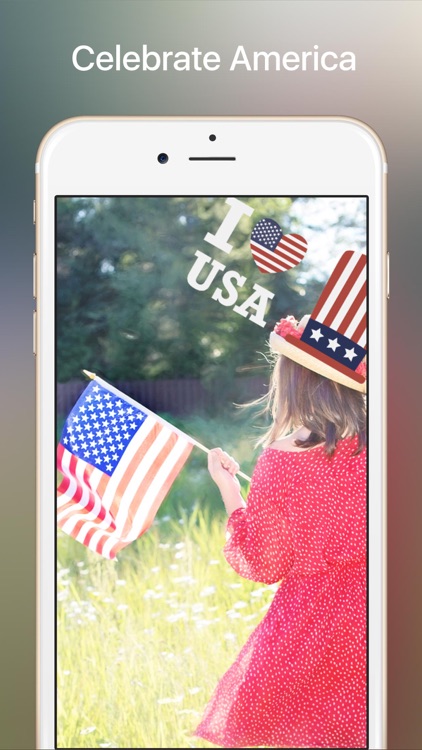 Your Photos —> July 4th Cards... with 76 Independence Day Stickers!