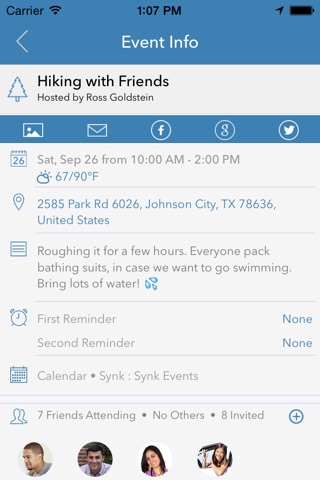 Synk - the Social Calendar App screenshot 3