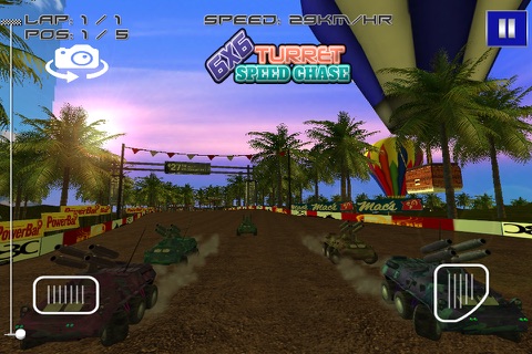 6X6 Turret Speed Chase screenshot 3