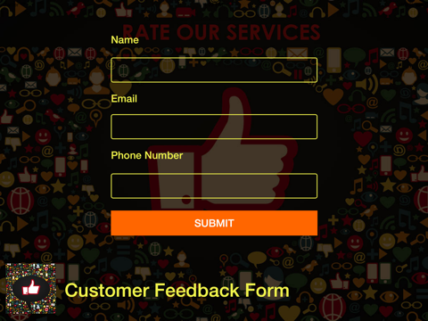 Customer Feedback Form screenshot 3