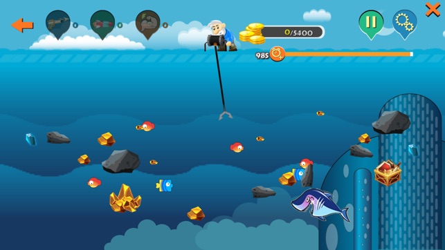 Gold Miner Deluxe - Digger In Deep Sea(圖2)-速報App