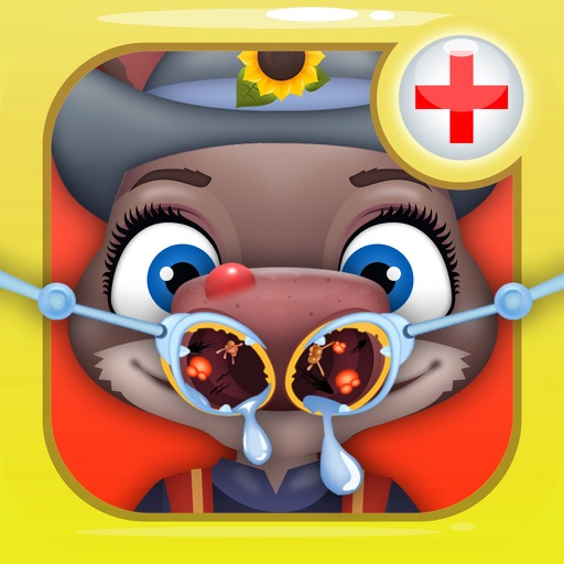 Zoo Pets Nose Doctor Story – The Animal Booger Games for Kids Free icon