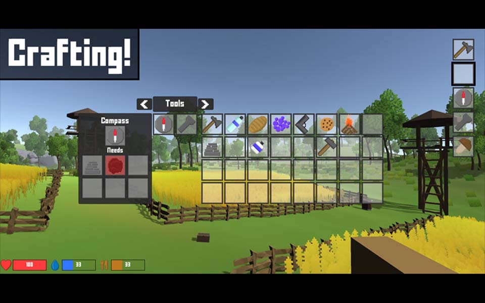 Pixel Block Survival Craft screenshot 2