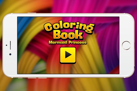 mermaid princess coloring book parade for kid screenshot 2
