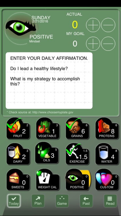 Checkoff Portions Diet Tracker - Visual Group Exchanges screenshot-4