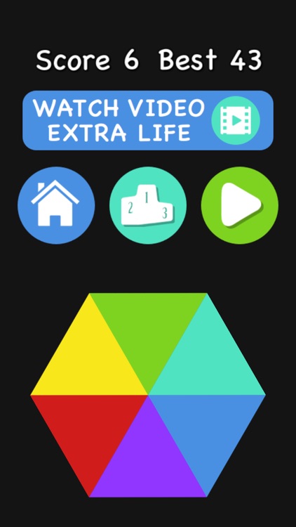 Color Spin - Match The Color Of The Dropping Balls With The Spinning Hexagon screenshot-3