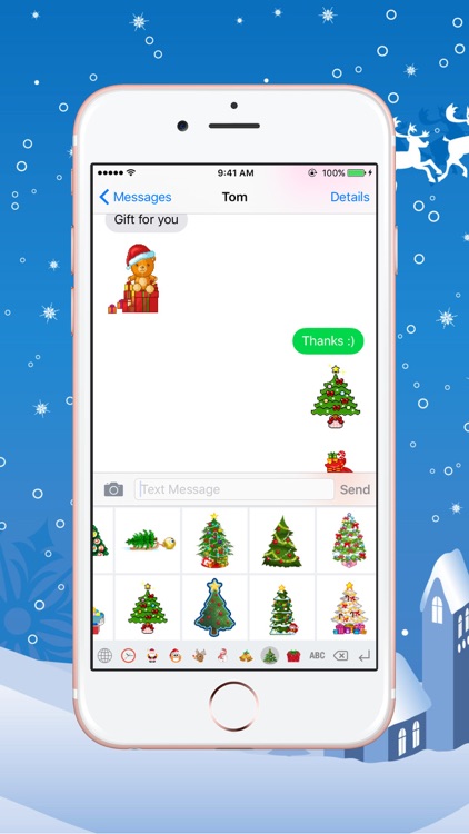 Christmas Gif Keyboard - Fully Animated Emoji for Christmas screenshot-4