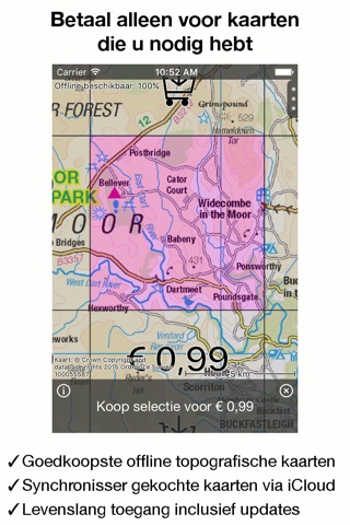 Topo GPS Great Britain screenshot 2
