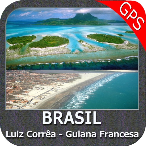 Boating Luiz Corrêa - Brazil to French Guiana - gps offline nautical charts for cruising fishing sailing and diving