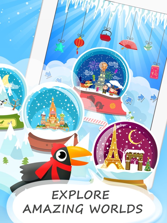 Find The Crow Winter HD FREE - hidden objects game for smart and attentive