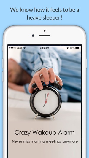 Crazy WakeUp Alarm app for heavy sleeper