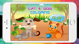 Game screenshot Game Dog and Cat Coloring Book for Preschool mod apk