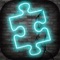 Neon Glow Puzzle.s for Kids and Adults – Cool Jigsaw Mind Game to Train Your Brain