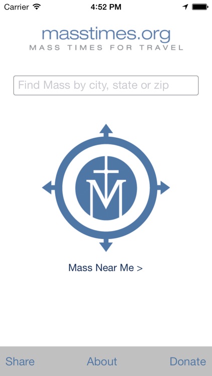 Mass Times for Travel