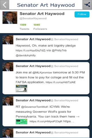 Senator Art Haywood screenshot 3