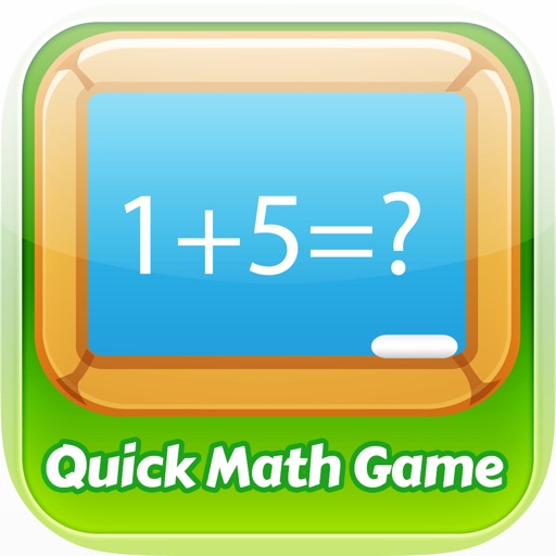 Quick Math Game - Think Fast Math for children Icon