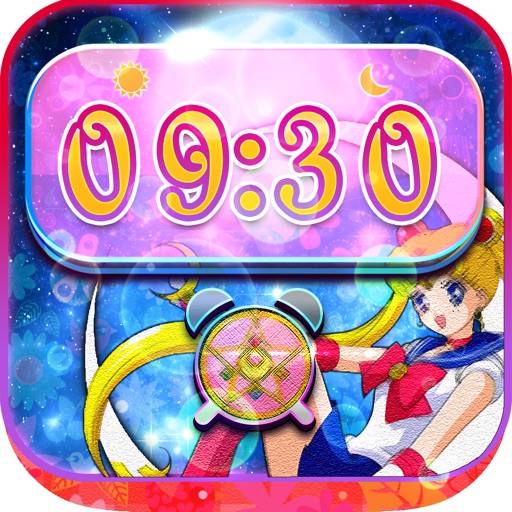 iClock – Manga & Anime : Alarm Clock Sailor Moon Wallpapers , Frames and Quotes Maker For Pro