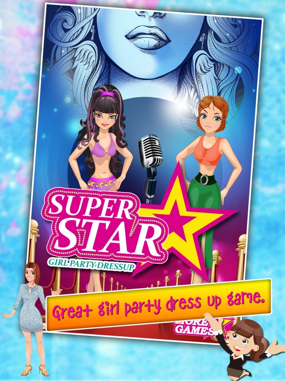 Super Star Girl Party Dress Up Pool Formal Beach Parties