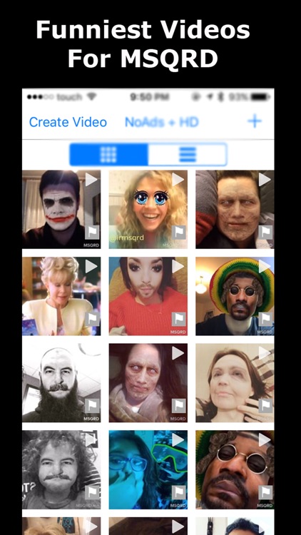 Feeds for MSQRD and Live Face Swap Masquerade edition