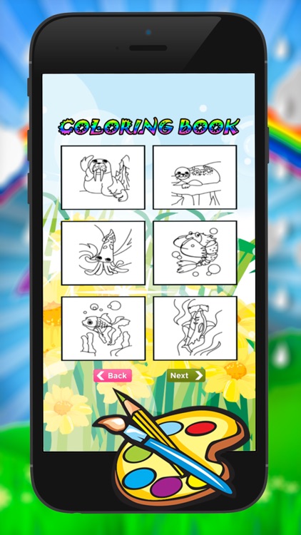 Sea Animal Coloring Book - Drawing Painting Kids Games