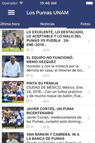 Los Pumas UNAM - "fans del Club de Fútbol Pumas" screenshot 2