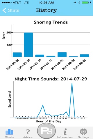 PureSleep Snore Score screenshot 3