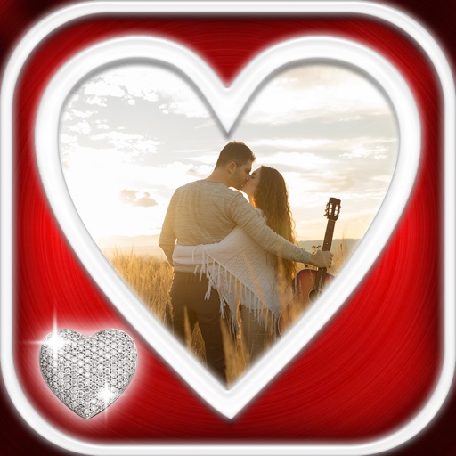 Romantic Love Photo Editor –  Make Collages & Beautify Pics With Stickers, Text, Filters And Frames