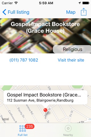 Find A Bookshop in ZA screenshot 2