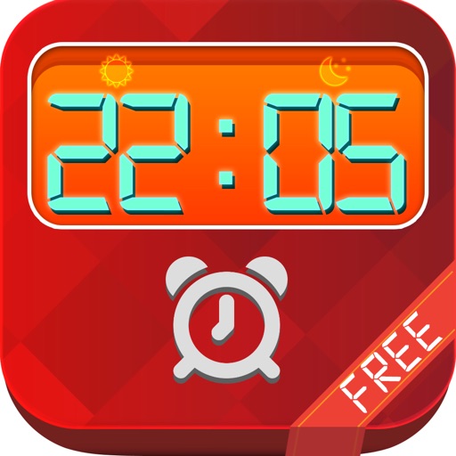 iClock Flat Alarm Clock Wallpapers Free icon