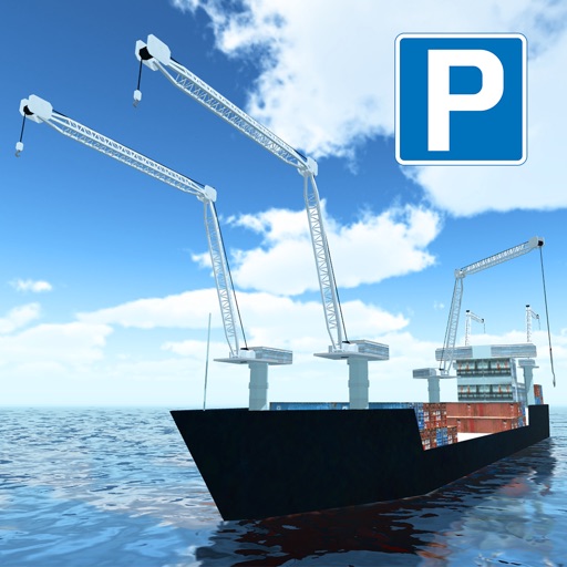 Cargo Ship Parking - Massive Ocean Container Shipping Freighter Parking Simulator Game FREE icon